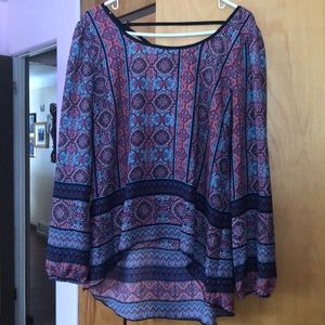 A colorful fun and flirty top